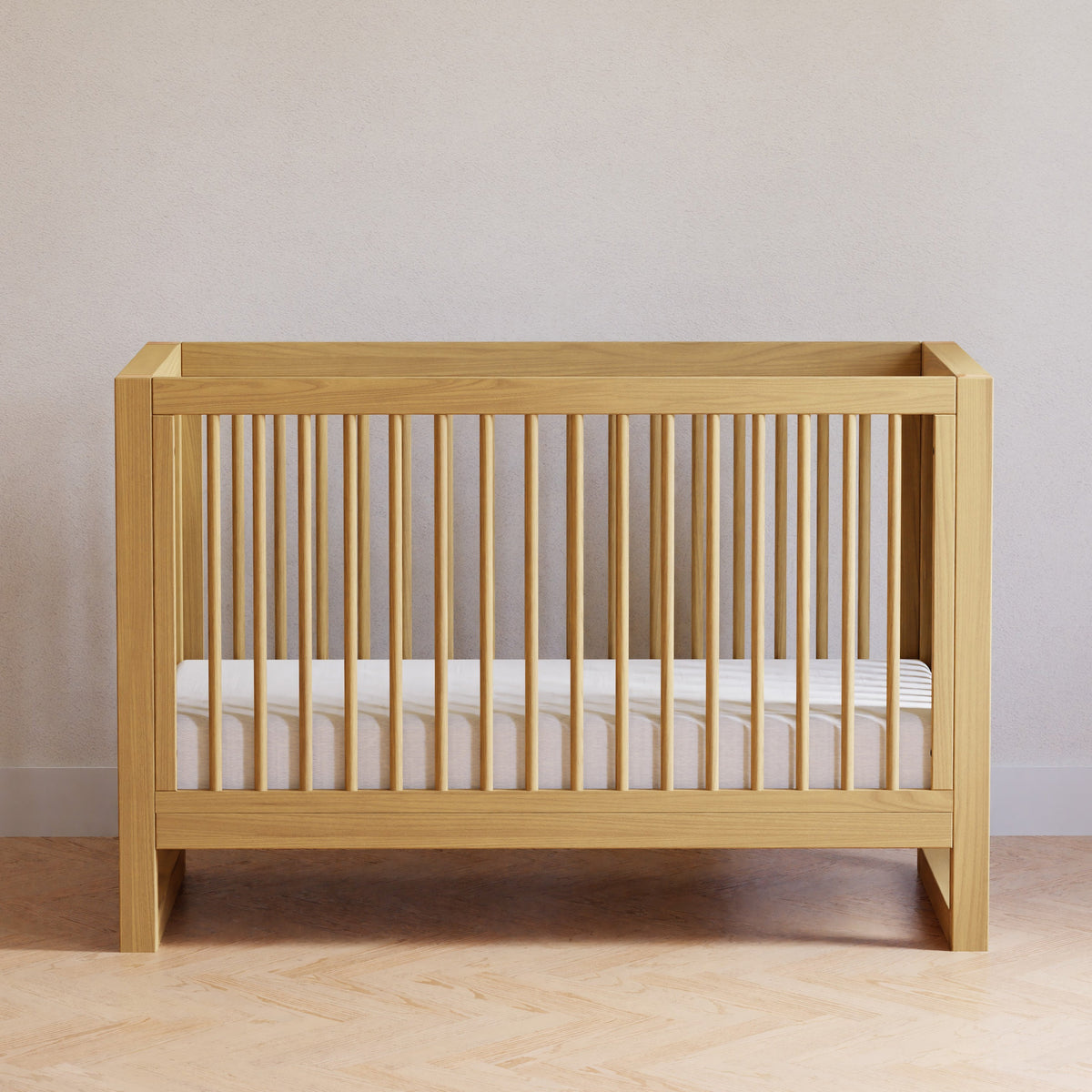 Nantucket 3-in-1 Convertible Crib with Toddler Bed Conversion Kit Cribs Namesake Honey