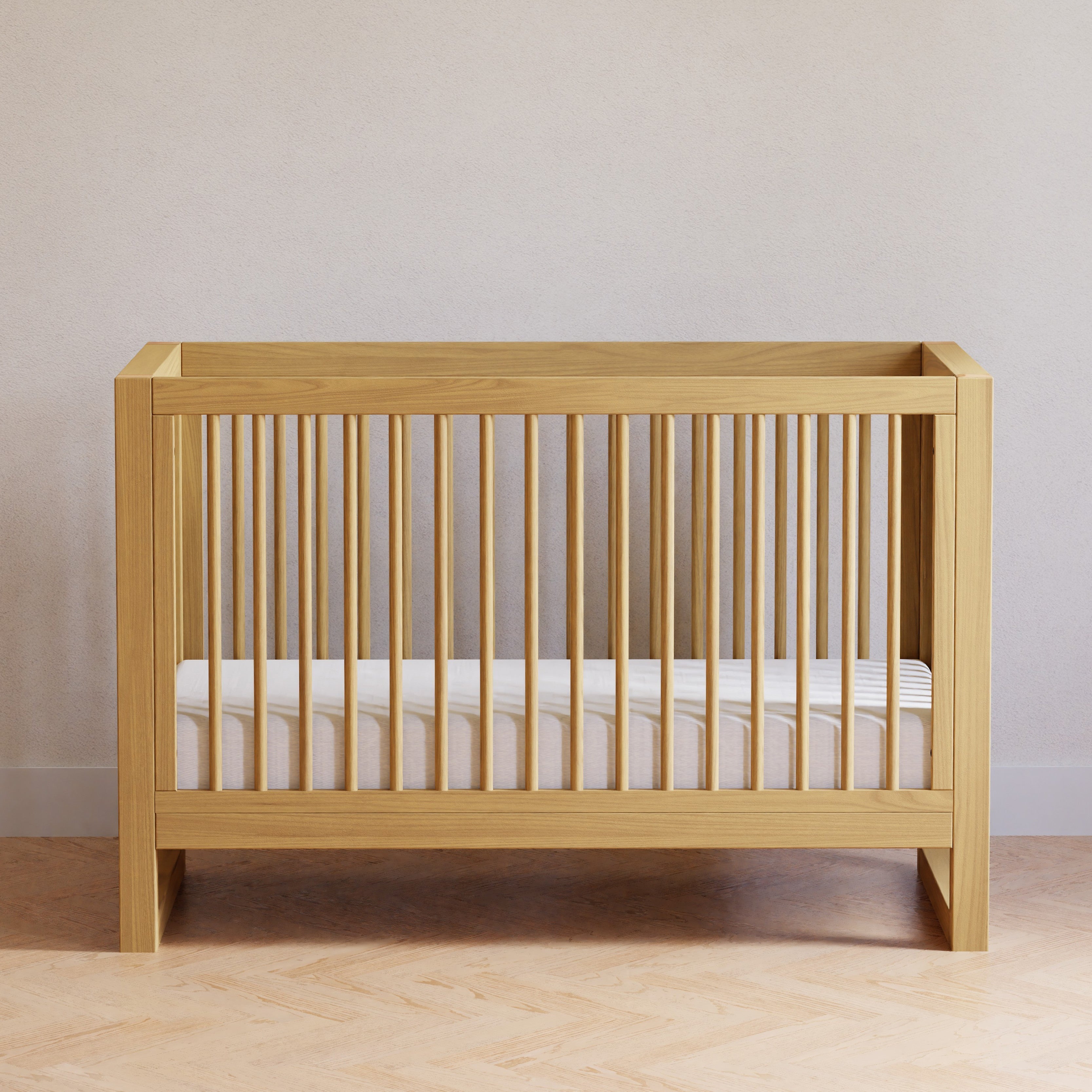 Nantucket 3-in-1 Convertible Crib with Toddler Bed Conversion Kit Cribs Namesake Honey