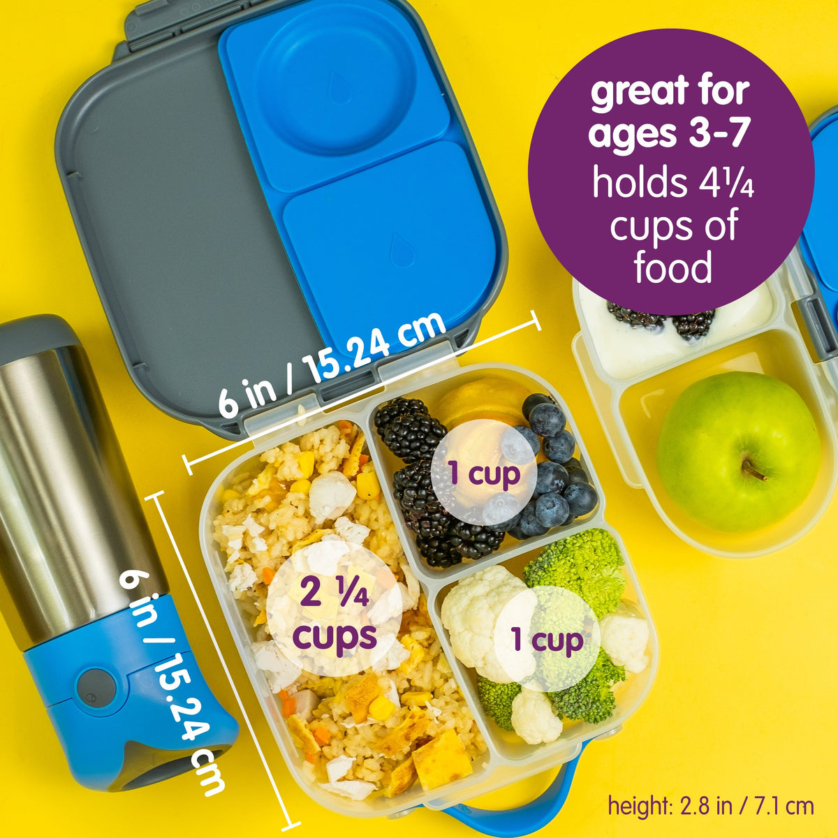 b.box mini lunchbox - Blush Crush – Destination Baby & Kids
