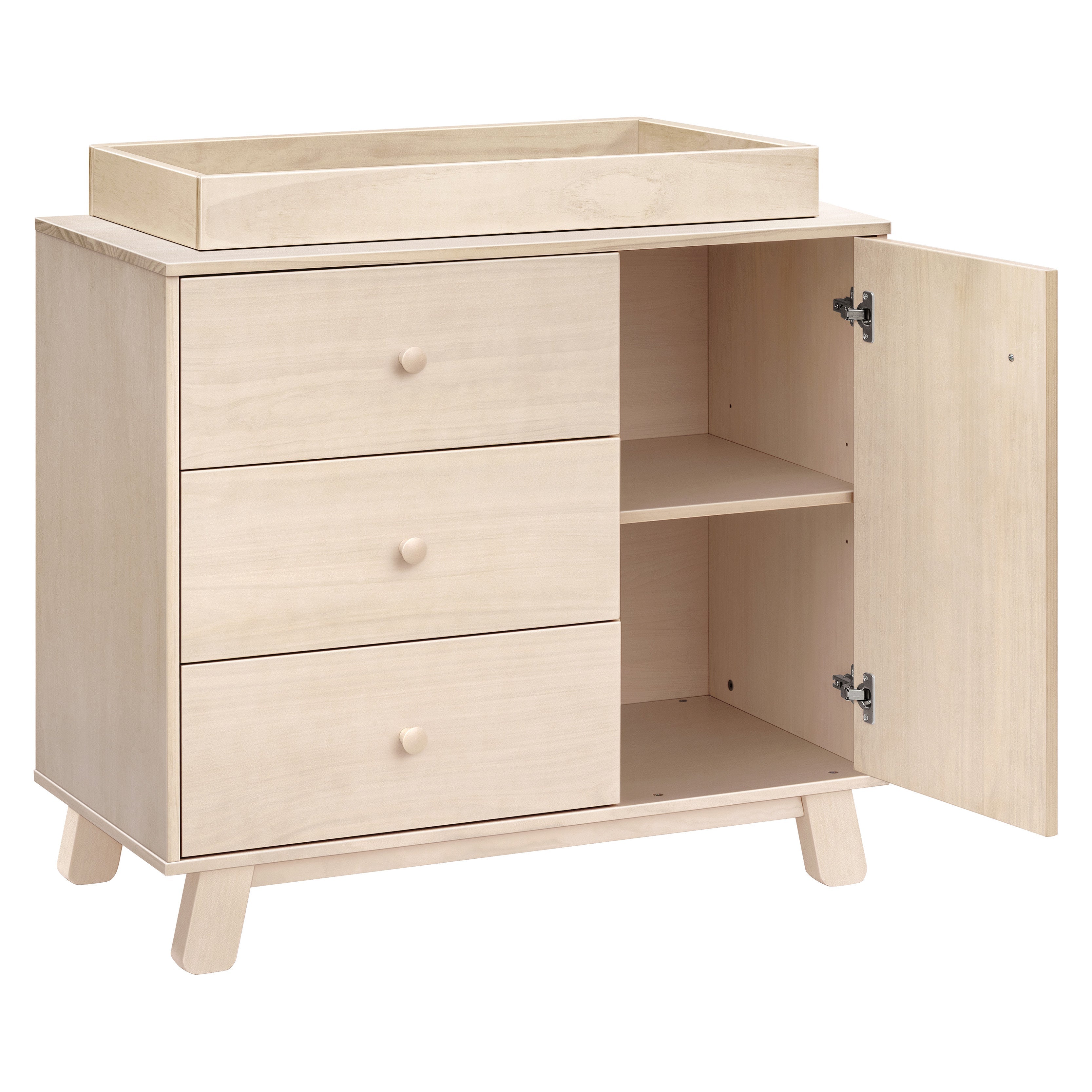 Hudson Modern 3-Drawer Dresser Dressers Babyletto
