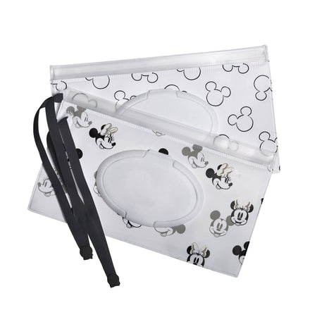 Disney Baby Reusable Wet Wipes Case - 2pk, Mickey and Minnie Changing Mats & Pads JL Childress