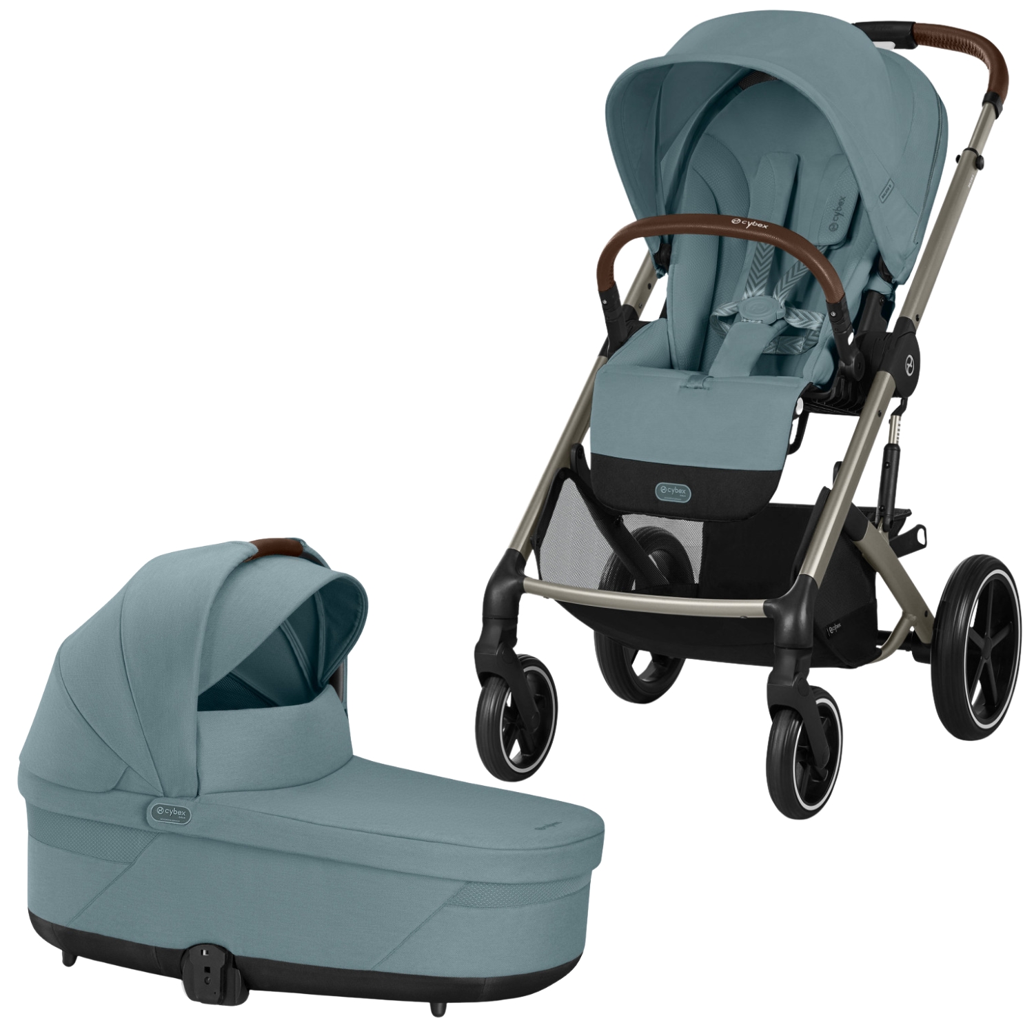 Cybex Balios S Lux Stroller + Cot Newborn Bundle