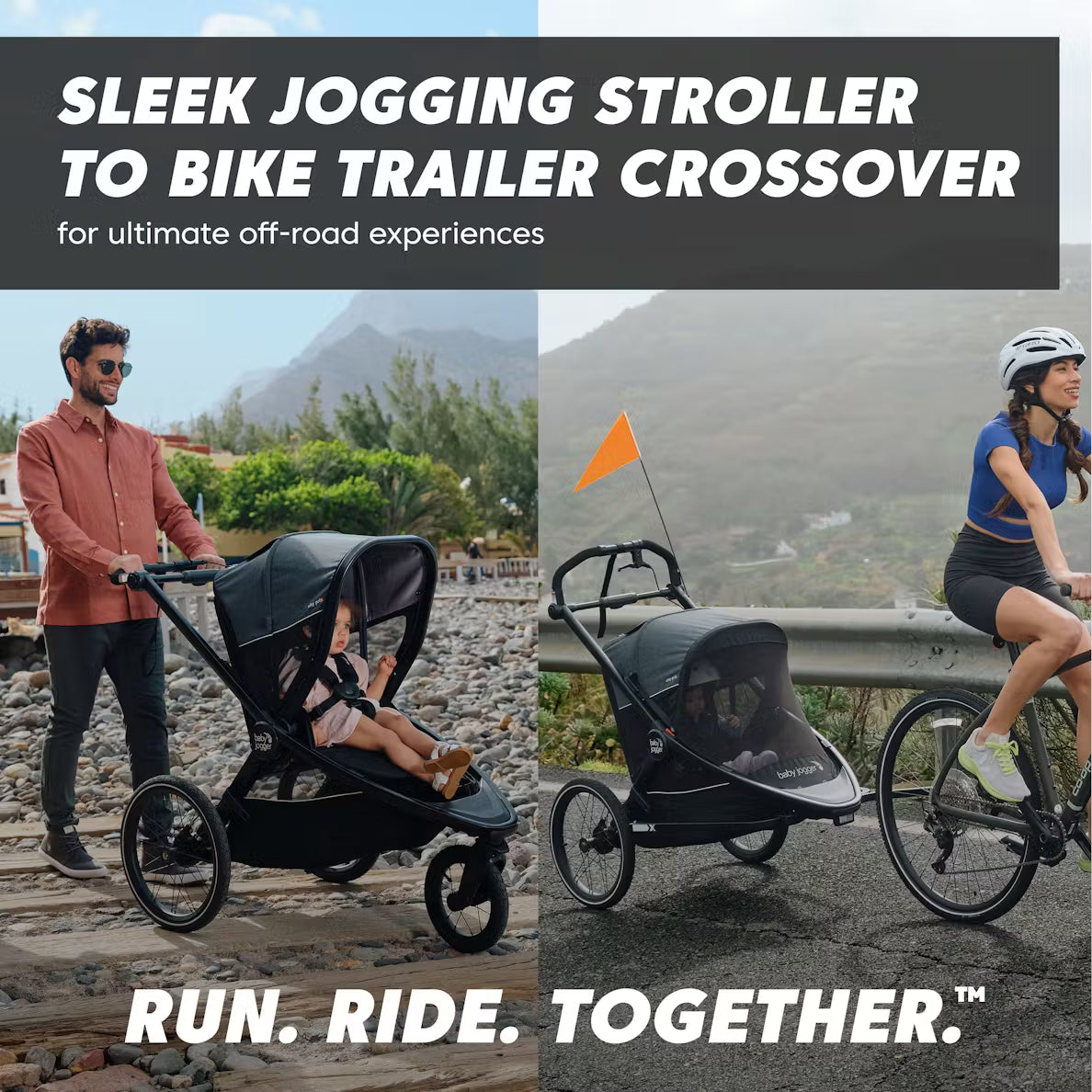 City Prix Jogger + BIke Trailer + Shield Bundle Strollers - Single Baby Jogger