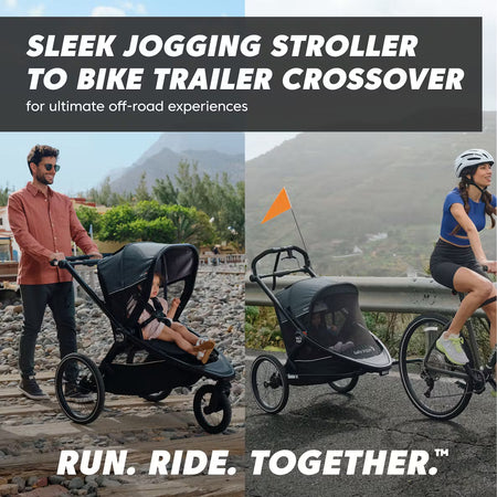 City Prix Jogger + BIke Trailer + Shield Bundle Strollers - Single Baby Jogger
