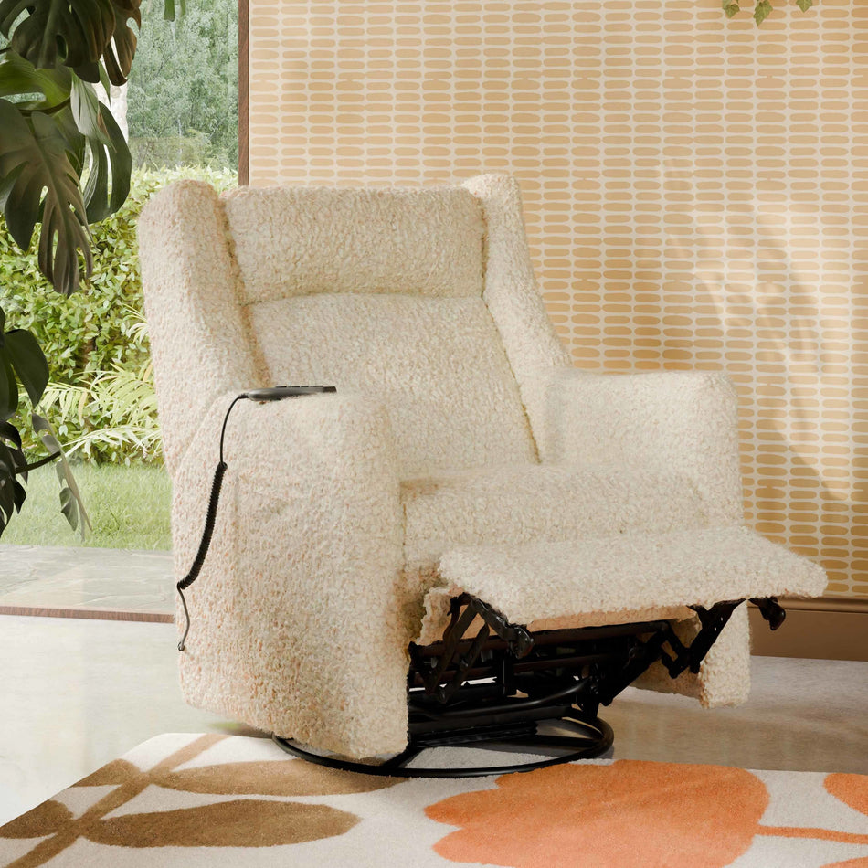 Kiwi Deluxe Power Recliner & Swivel Glider with Heat and Massage