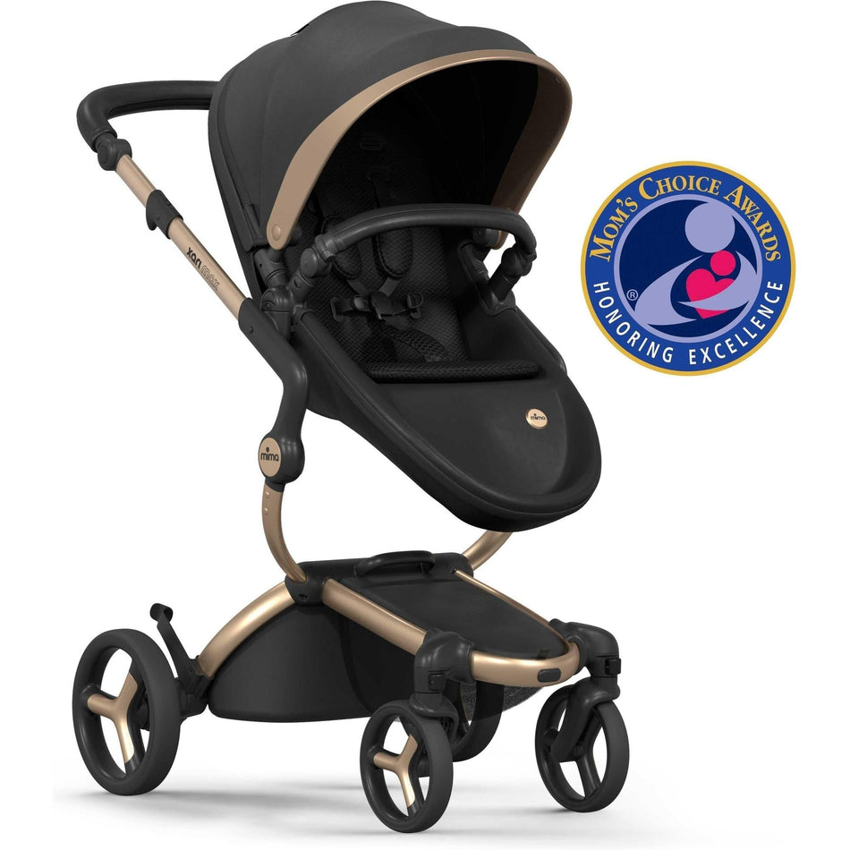 Xari Max Black & Gold Strollers - Single Mima Black & Gold
