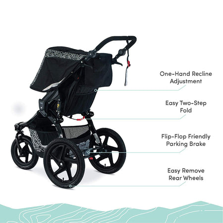 bob revolution se single jogging stroller black BOB Gear