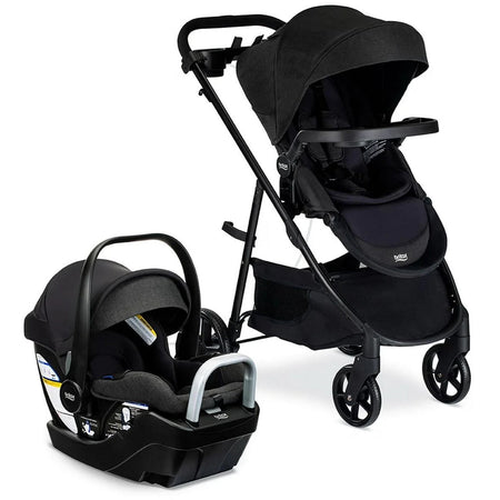 Willow Brook S+ Travel System Strollers - Travel Systems Britax Raven Black