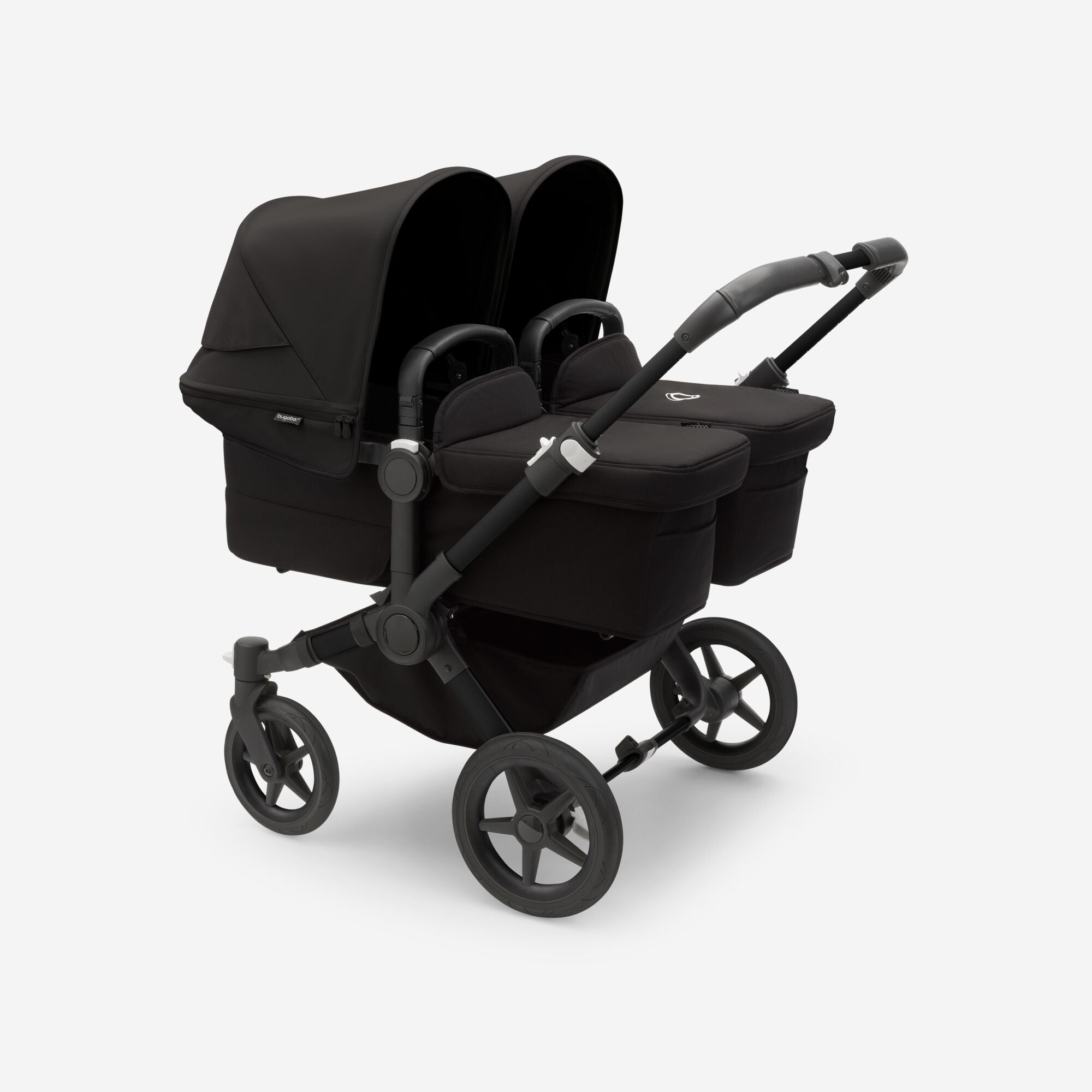 Bugaboo Donkey 5 Twin Bassinet & Seat Complete Stroller - Midnight 