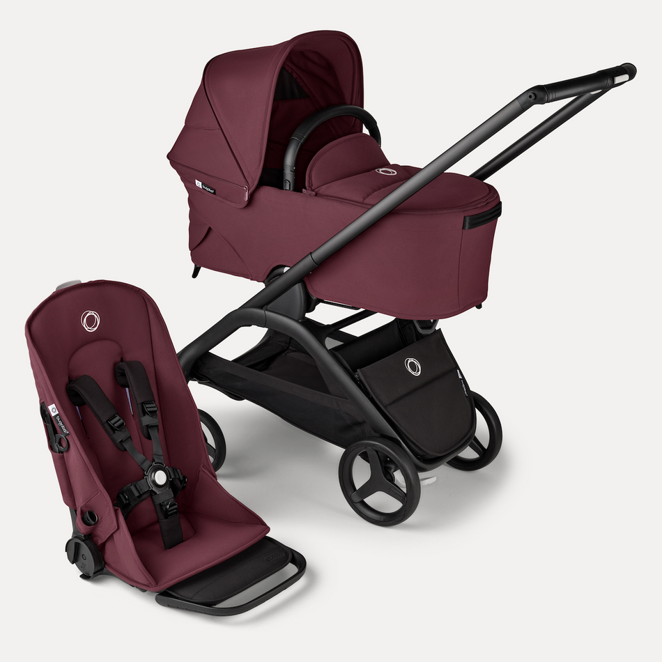 Dragonfly 2-in-1 Bassinet Stroller - Floor Model - Store Pickup Only Strollers - Single Bugaboo Dark Cherry