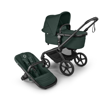 Fox 5 Renew Bassinet & Seat stroller Strollers - Single Bugaboo Fern Green