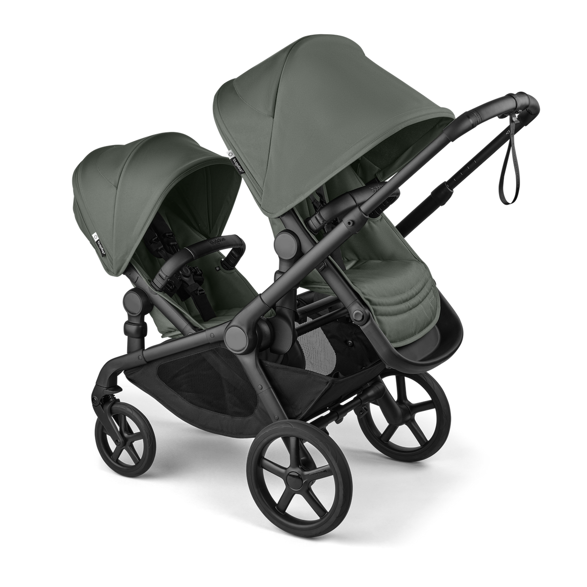 Kangaroo Double Seat Stroller Strollers - Double Bugaboo Forest Green