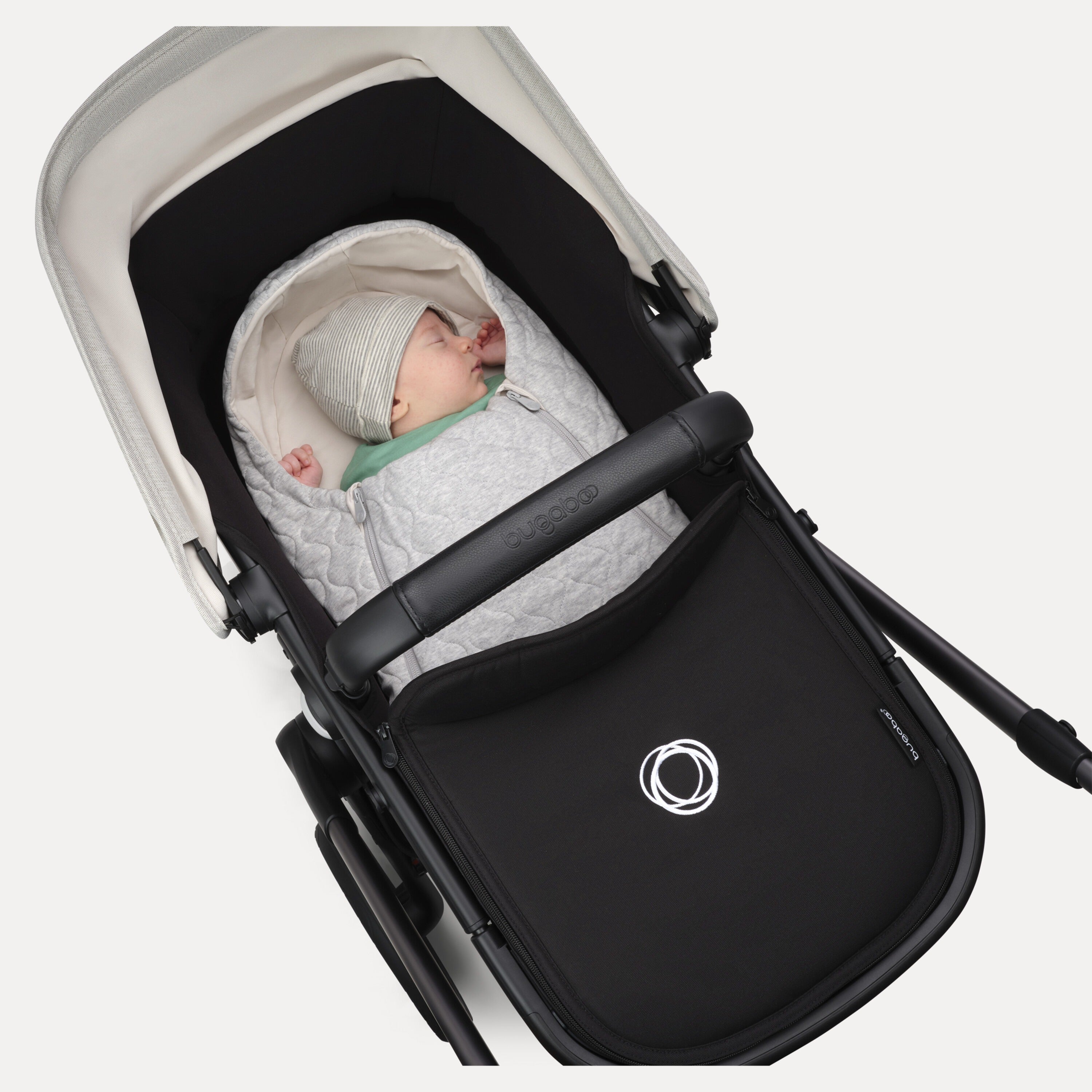 Newborn inlay in Light Grey Melange Stroller Accessories Bugaboo