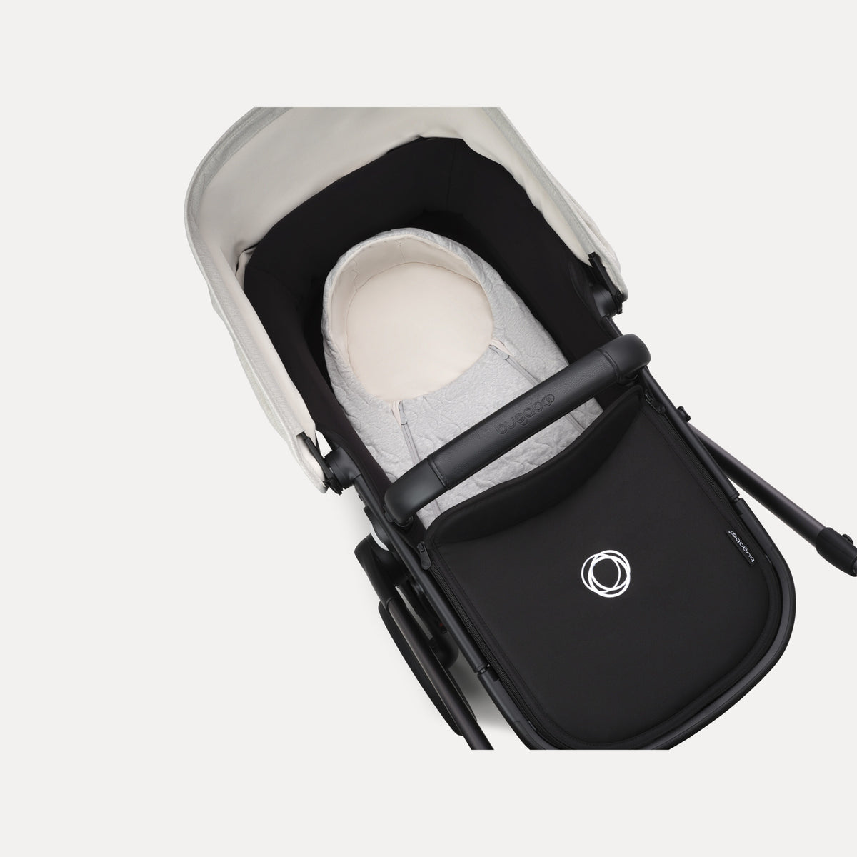 Newborn inlay in Light Grey Melange Stroller Accessories Bugaboo