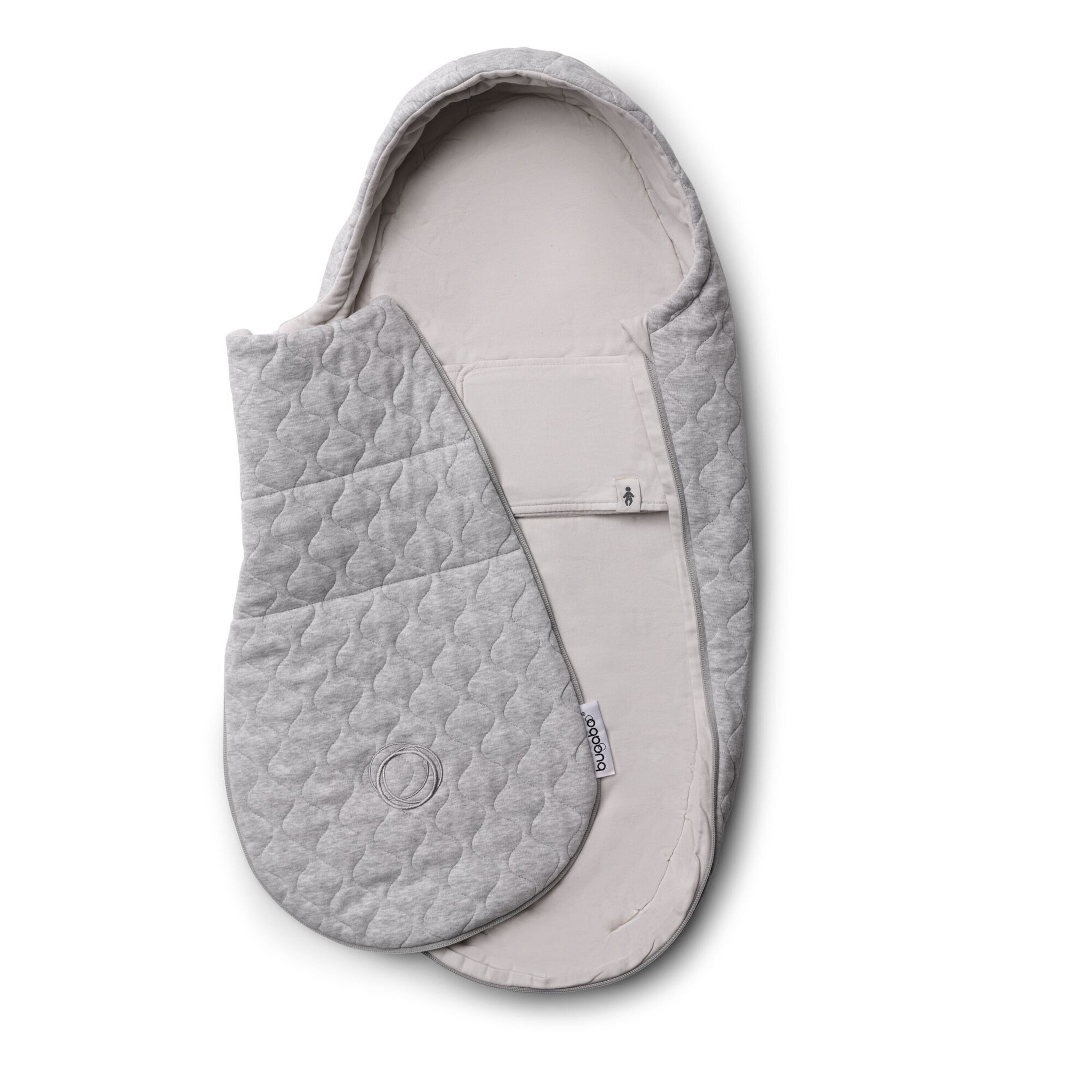 Newborn inlay in Light Grey Melange Stroller Accessories Bugaboo