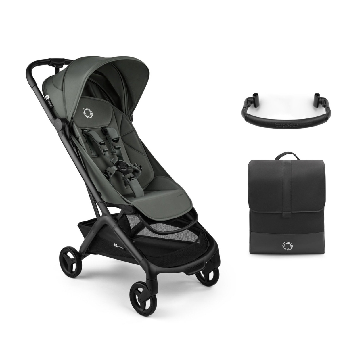 Butterfly 2 Plus Travel-ready Bundle Strollers - Single Bugaboo Forest Green