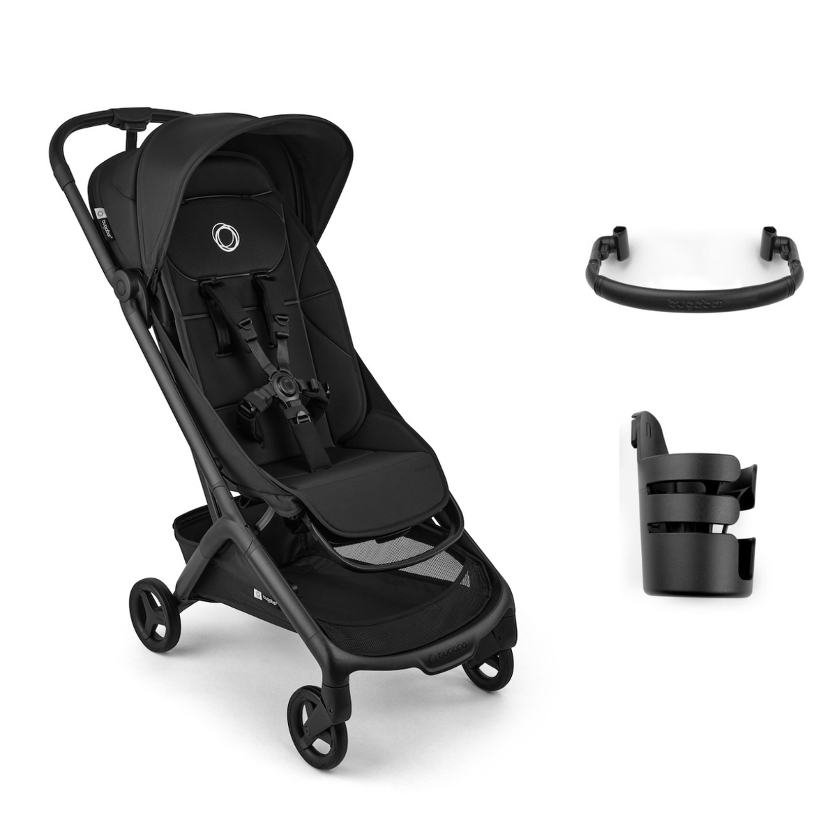 Butterfly 2 Plus Essentials Bundle Strollers - Single Bugaboo Heritage Black