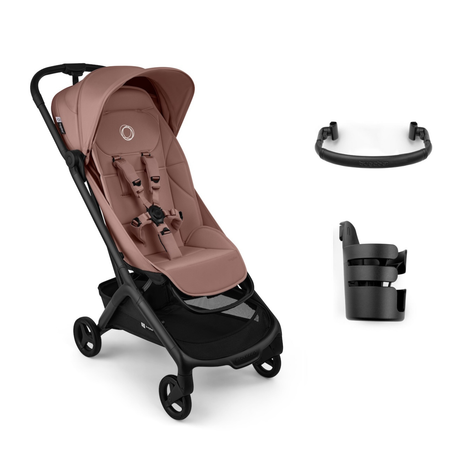 Butterfly 2 Plus Essentials Bundle Strollers - Single Bugaboo Dusty Pink
