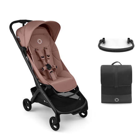 Butterfly 2 Plus Travel-ready Bundle Strollers - Single Bugaboo Dusty Pink