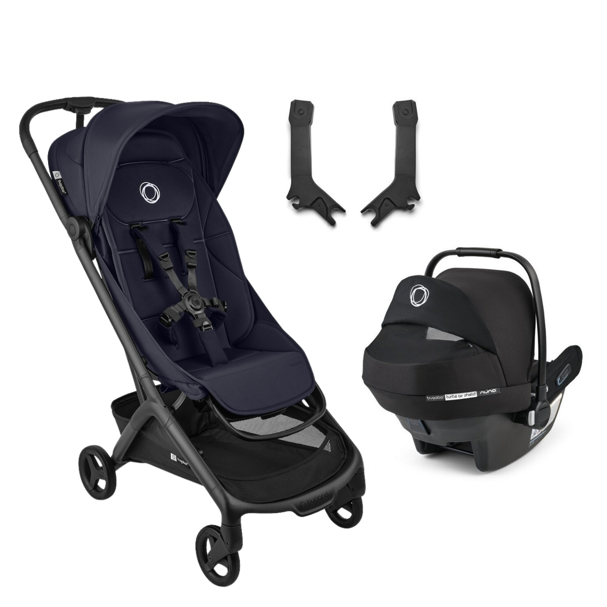 Butterfly 2 Plus Travel System Bundle Strollers - Single Bugaboo Deep Indigo