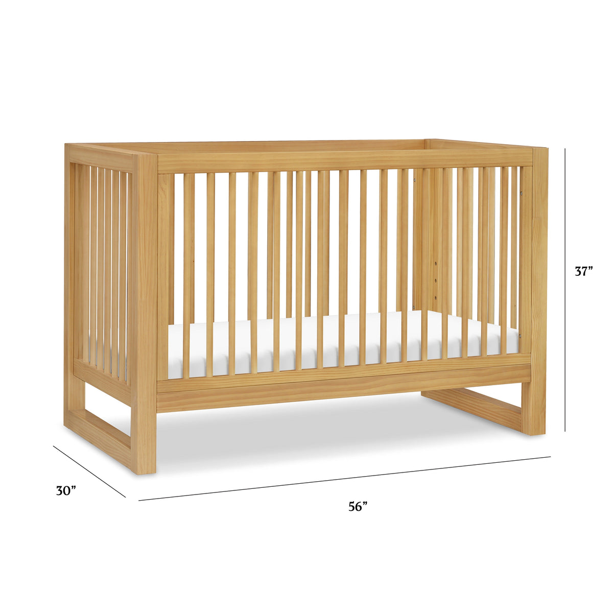 Nantucket 3-in-1 Convertible Crib with Toddler Bed Conversion Kit Cribs Namesake