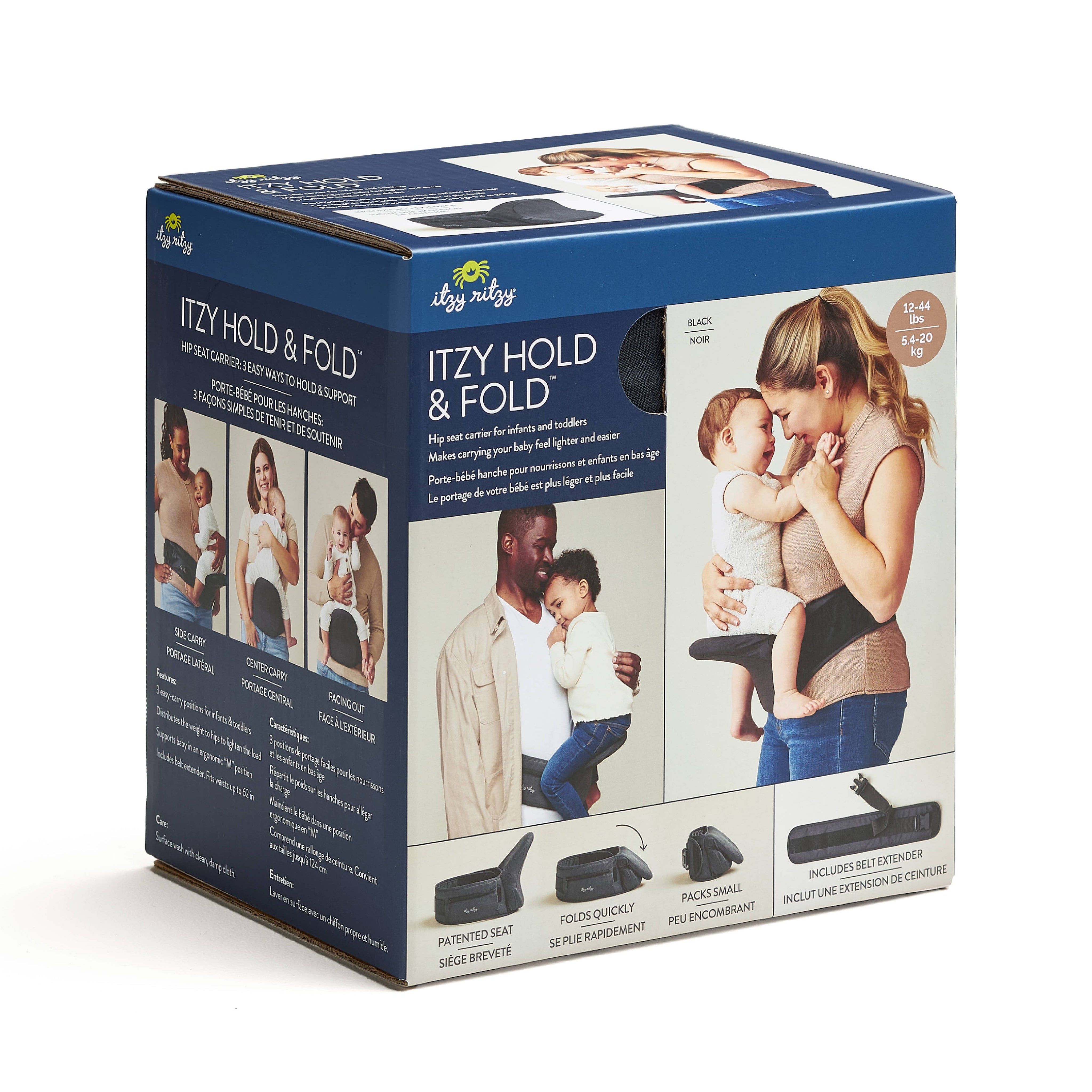Itzy Hold & Fold™ - Hip Seat Carrier Slings & Carriers Itzy Ritzy