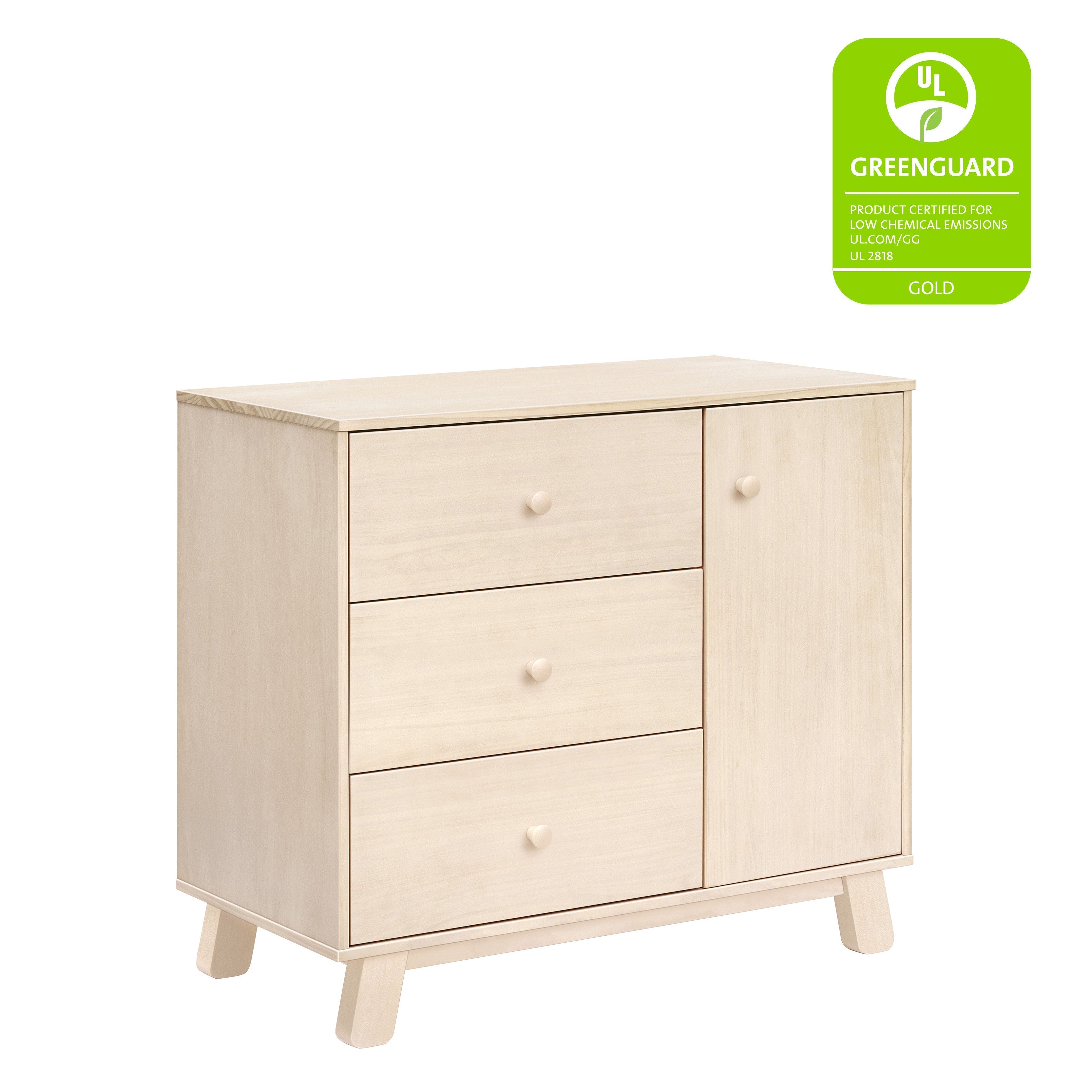 Hudson Modern 3-Drawer Dresser Dressers Babyletto