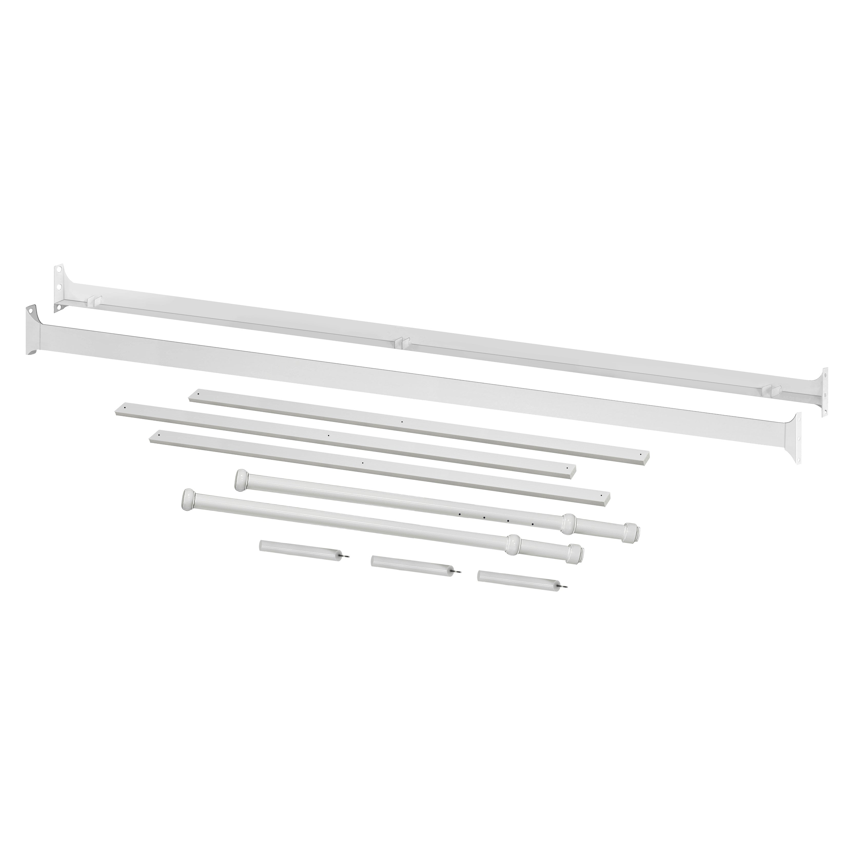 Winston Full Size Bed Conversion Kit Crib Conversion Kits Namesake Washed White