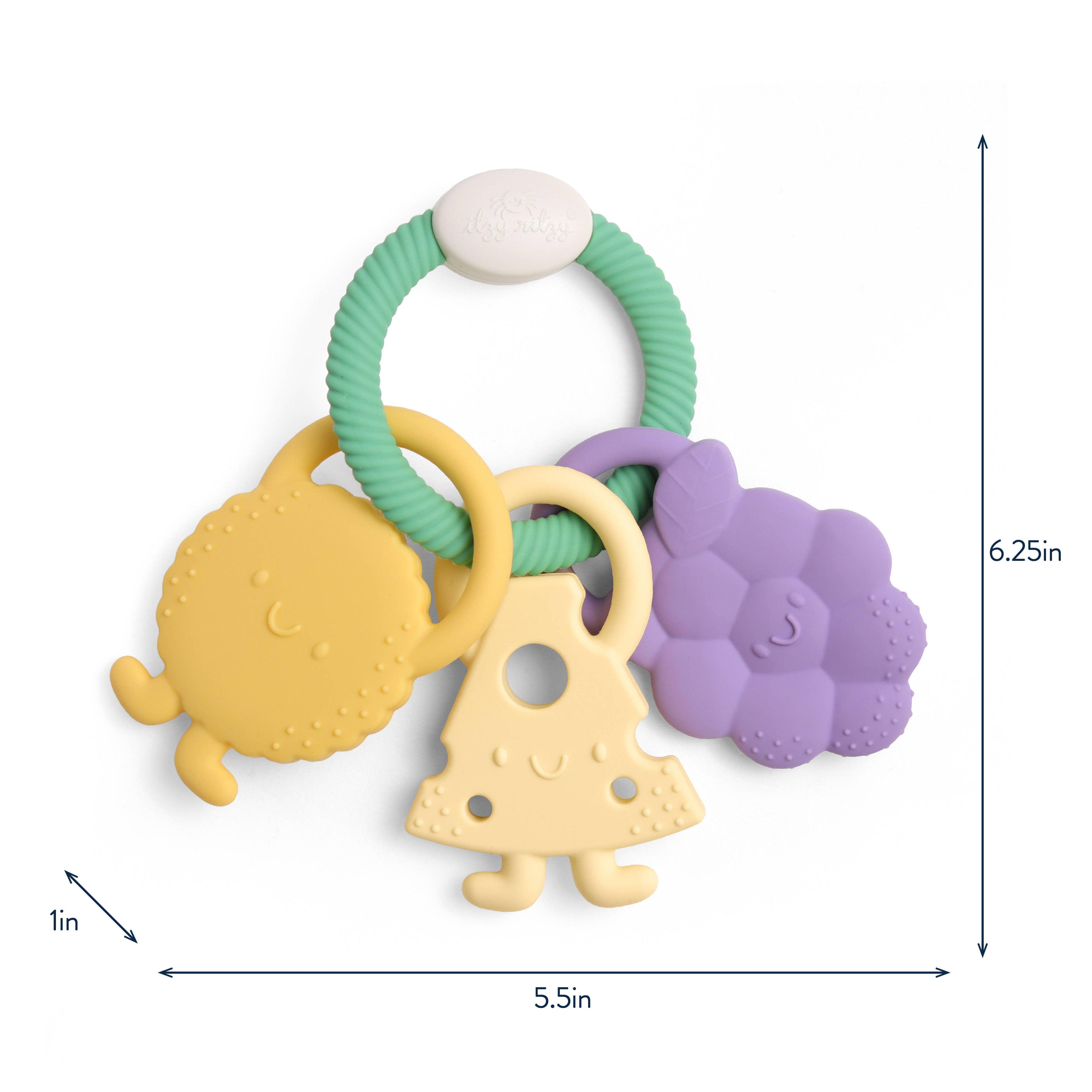 Itzy Trio™ Multi-textured Silicone Teether Charcuterie Activity Toys Itzy Ritzy