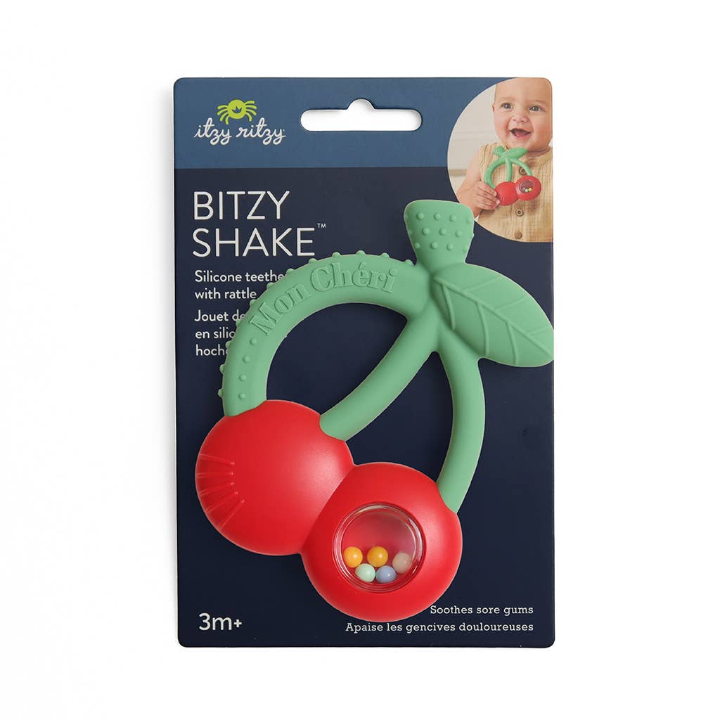 Bitzy Shake™ - Silicone Teether with Rattle Pacifiers & Teethers Itzy Ritzy