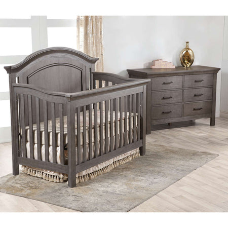 Como Arch Forever Crib + Double Dresser Set Crib Sets Pali