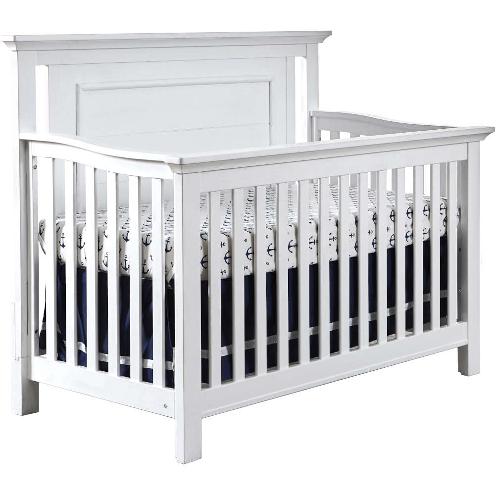 Como Flat Forever Crib Convertible Cribs Pali Vintage White