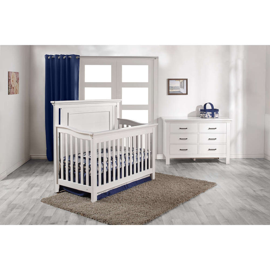 Como Flat Forever Crib + Double Dresser Set Crib Sets Pali