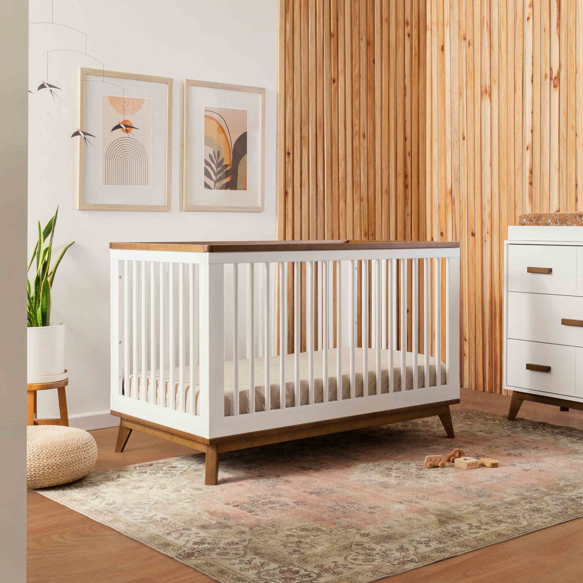 Scoot 3-in-1 Convertible Crib with Toddler Bed Conversion Kit Convertible Cribs Babyletto