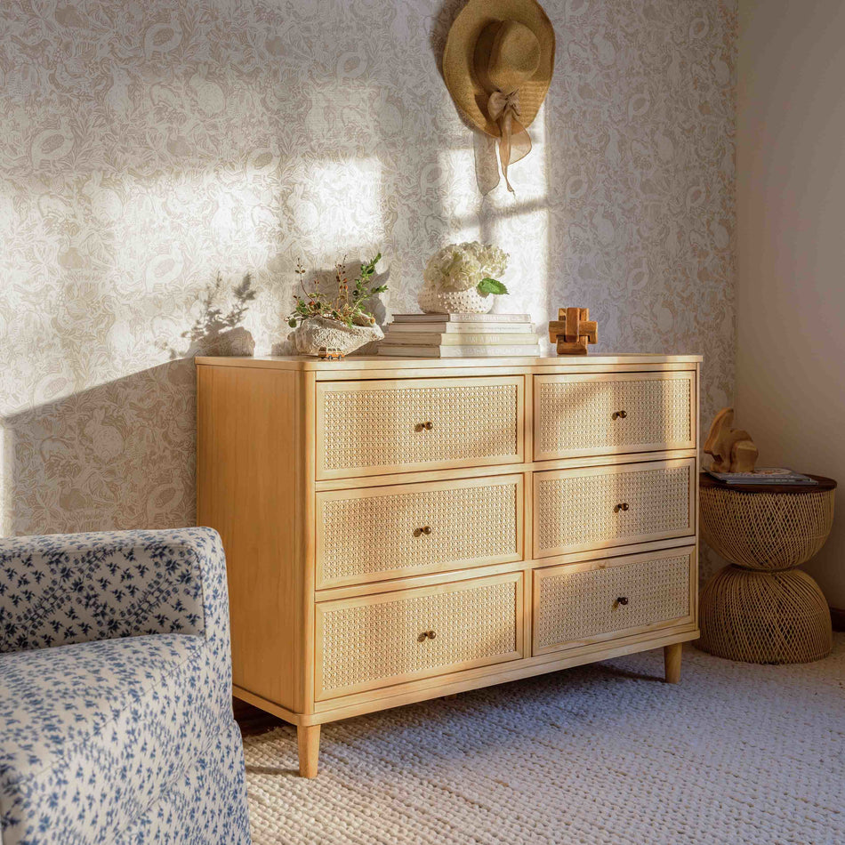 Namesake Marin with Cane 6-Drawer Dresser