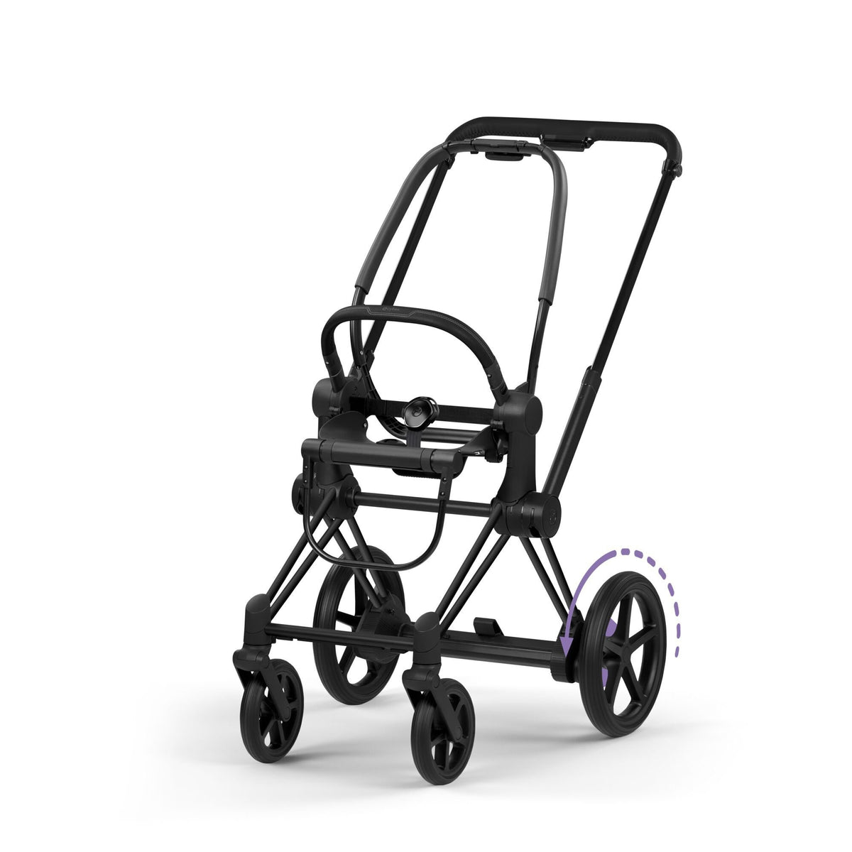 e-Priam Frame - Style Collection Stroller Accessories Cybex Matte Black w/ Black Accents