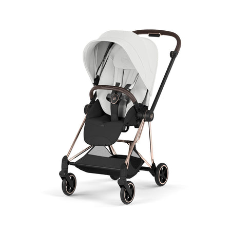 MIOS Compact City Stroller - Style Collection - Rose Gold Frame Strollers - Single Cybex Off White