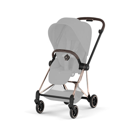 MIOS Lightweight Compact Stroller Frame - Style Collection Stroller Accessories Cybex Rosegold Frame with Brown Handle