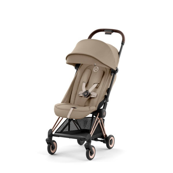 Cybex COYA w/ Rose Gold Frame - Cozy Beige – Destination