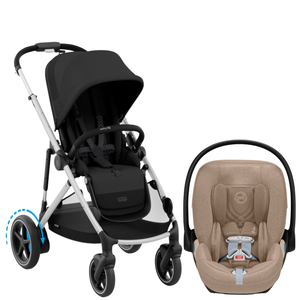 Moon Black ( Silver Frame ) w/ Cozy Beige