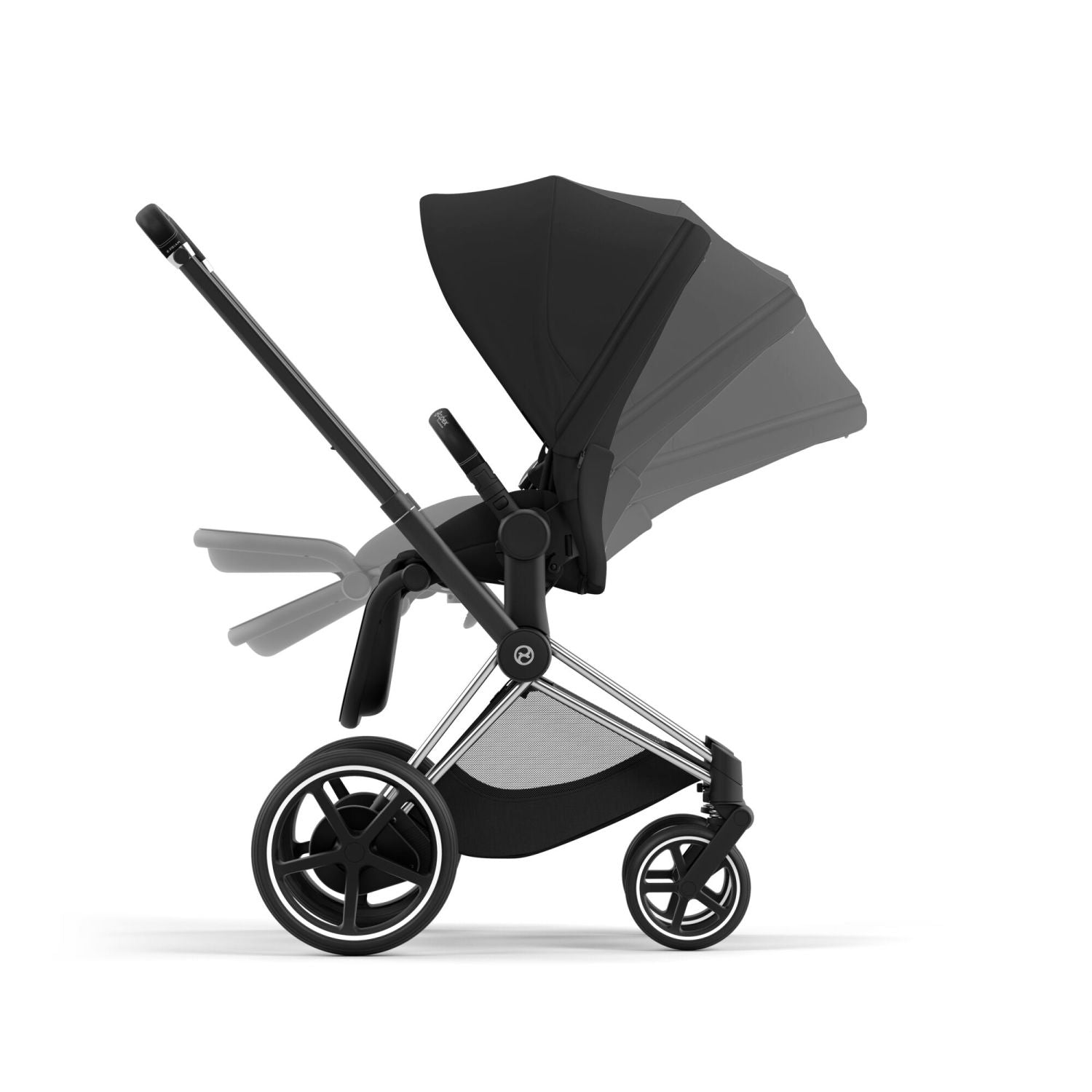 cybex e-priam complete stroller Cybex e-Priam 2 Stroller, Matte Black/Sepia Black