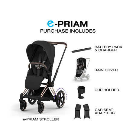 e-PRIAM Stroller Strollers - Single Cybex