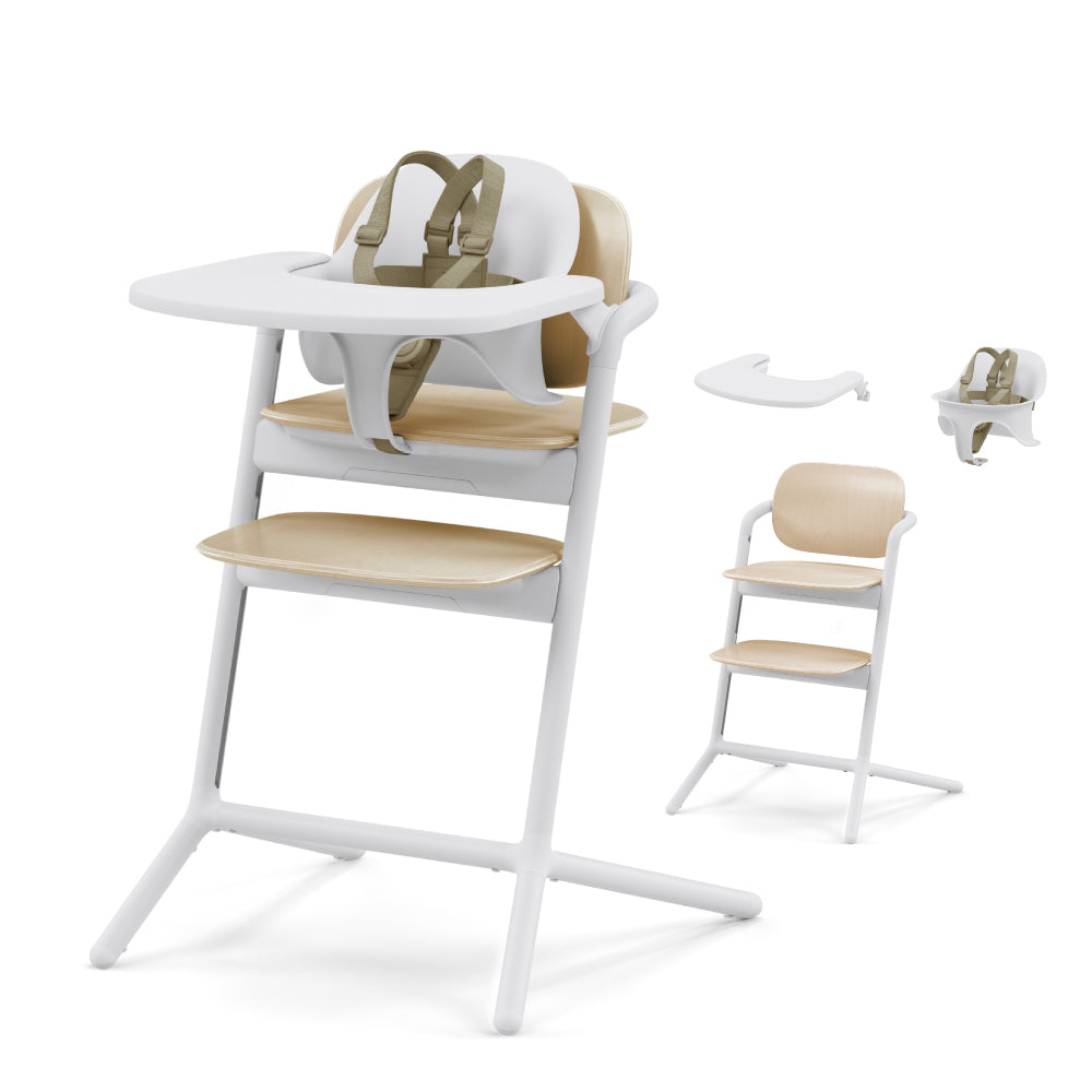 Cybex LEMO 2 High Chair 3-in-1 Set - All White – Destination Baby