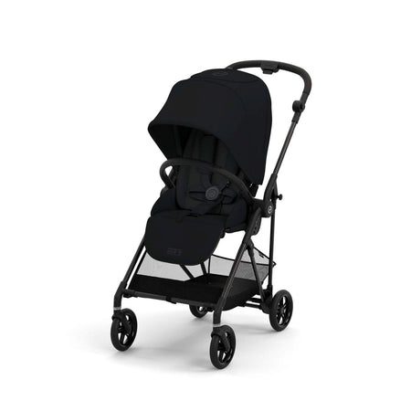 Melio Carbon 3 Ultra Lightweight Stroller - Floor Model - Store Pickup Only Strollers - Single Cybex Moon Black