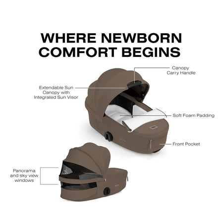 Foldable Lux Carry Cot for COYA / MIOS - Comfort Collection Stroller Accessories Cybex