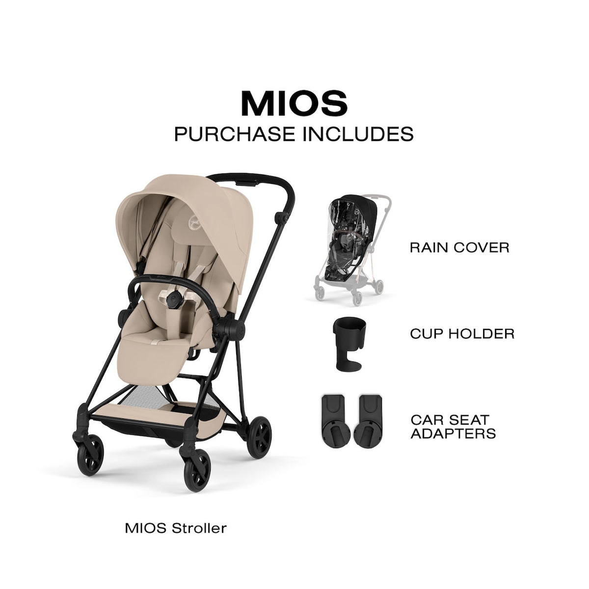 MIOS Lightweight Compact Stroller Strollers - Single Cybex