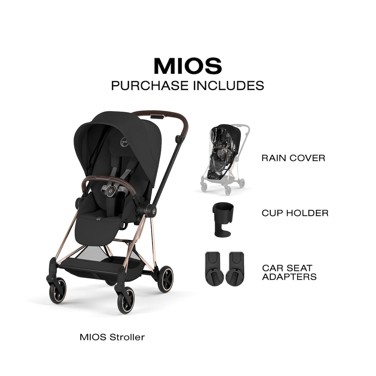 MIOS Lightweight Compact Stroller Strollers - Single Cybex