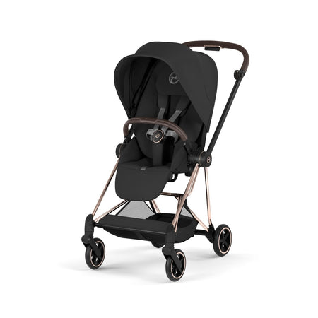 MIOS Lightweight Compact Stroller Strollers - Single Cybex Rose Gold - Sepia Black Seat