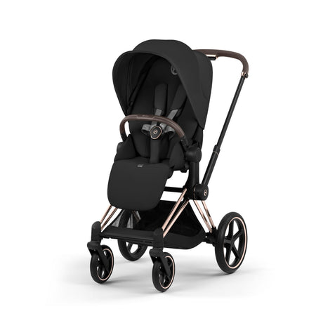 Priam Full-Size All-Terrain Stroller Strollers - Single Cybex Rose Gold - Sepia Black Seat
