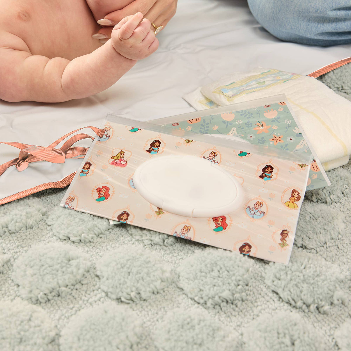 Disney Baby Reusable Wipes Case, 2 Pack (Princess) Changing Mats & Pads JL Childress